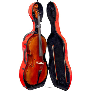 Carbon Fiber Composite Classic Cello Case, CC-7002