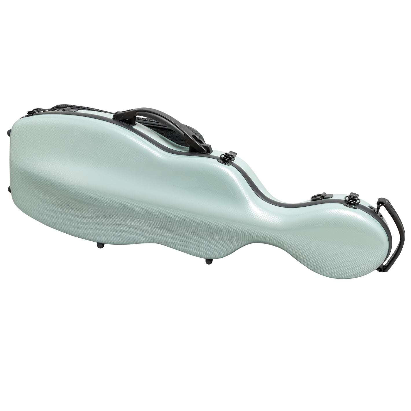 Poly Carbon Cello-Shaped Hard Viola Case, AP-7016