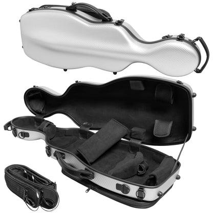 Poly Carbon Violin Case, Cello-Shaped, NP-7016