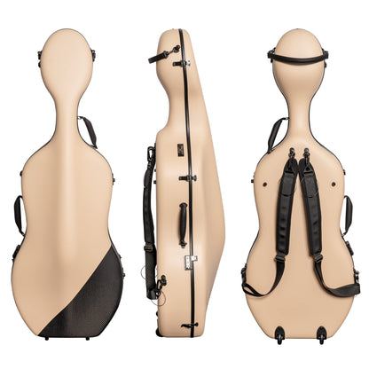Carbon Fiber Composite Classic Cello Case, CC-9001
