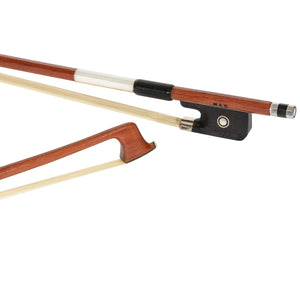 Brazilwood Viola Bow with Ebony Frog, AB-510