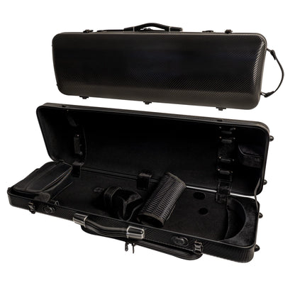 Polycarbonate Oblong Violin Travel Gig Case, NP-7006