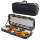 Hard-Shell Wood Double Violin Case, NN-8001W
