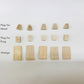 Wooden Plugs & Wedges Replacement Set