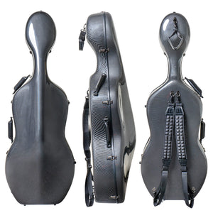 80% Carbon Fiber Light Cello Case, Stradivari, CC-8002