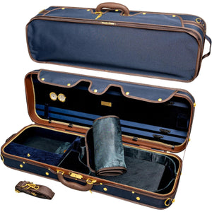 Hard Wood Oblong Viola Case, Adjustable Fit, AW-9001