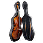 Poly Carbon Fiber Cello Case with Wheels, CC-7006