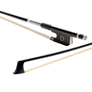 Carbon Fiber Viola Bow with Ebony Frog, AB-760