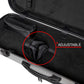 Poly Carbon Oblong Hard Viola Case, 4 Bow Slots, AP-7018