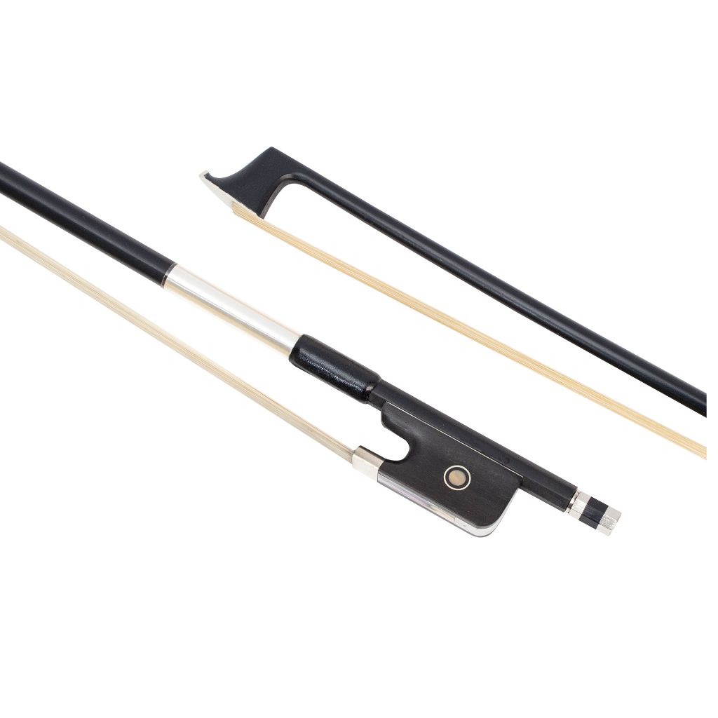 Carbon Fiber Viola Bow with Ebony Frog, AB-720